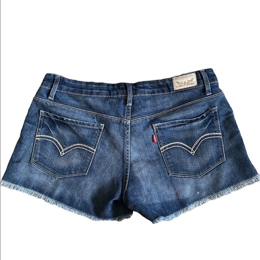 Levi’s med wash Shorty Shorts size 9 - Picture 2 of 7